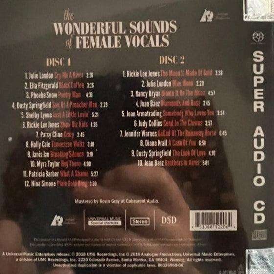The Wonderful Sounds of Female Vocals - Nina Simone, Diana Krall, Patricia Barber, ... (2 Hybrid SACD)
