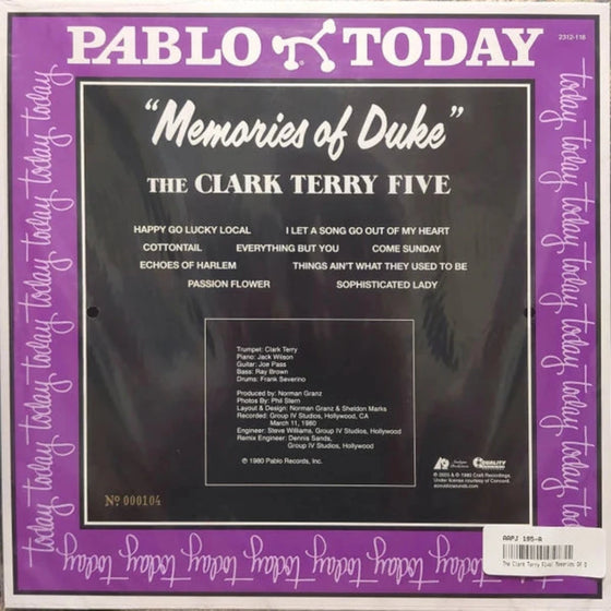 The Clark Terry Five - Memories Of Duke