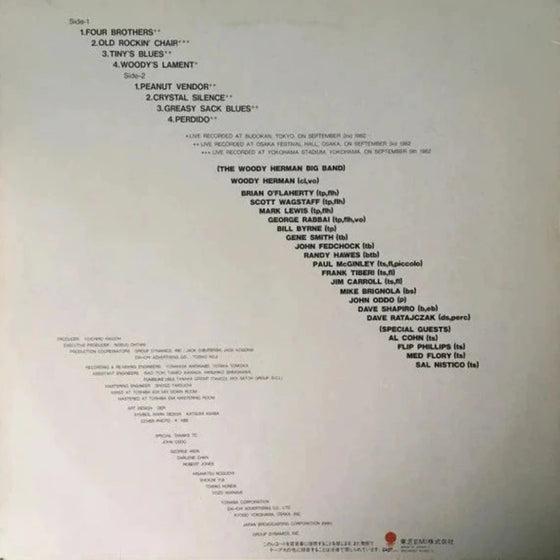 The Woody Herman Big Band – Aurex Jazz Festival '82 (150g, Japanese Edition)