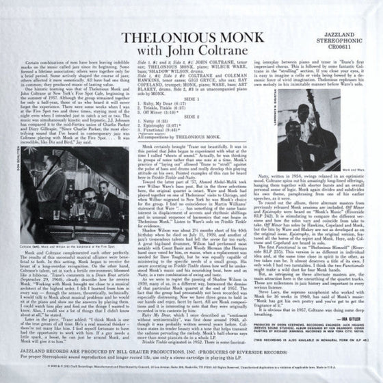 Thelonious Monk with John Coltrane (Mono)