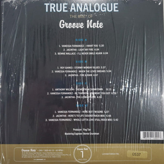 True Analogue : The Best of Groove Note Records