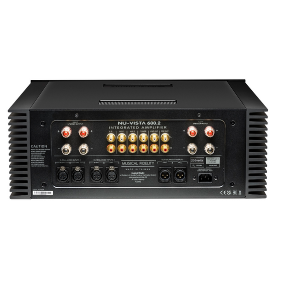 Vacuum Tube Integrated Amplifier MUSICAL FIDELITY NU-VISTA 600.2 
