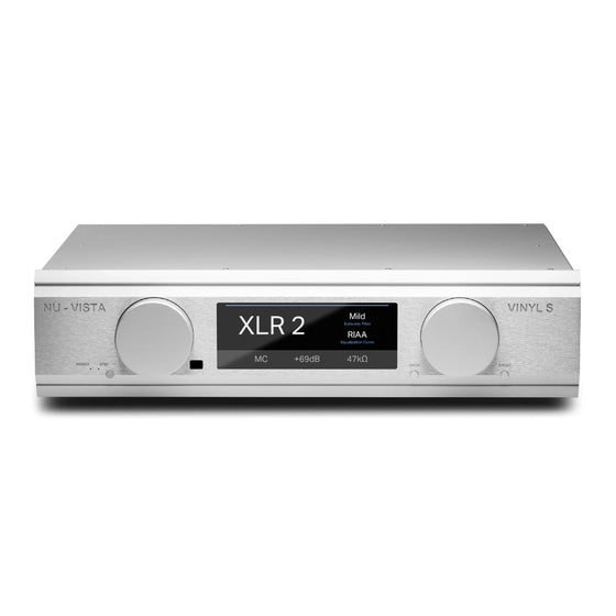 Vacuum Tube Integrated Amplifier MUSICAL FIDELITY NU-VISTA VINYL S (MM & MC) SILVER