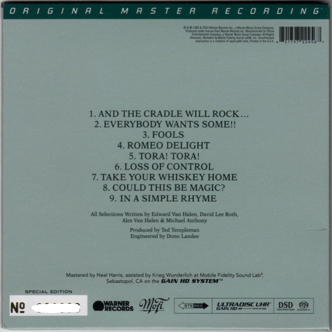 Van Halen - Women and Children First (Hybrid SACD
