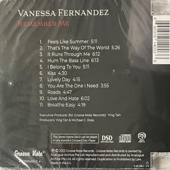 Vanessa Fernandez - Remember Me (Hybrid SACD)