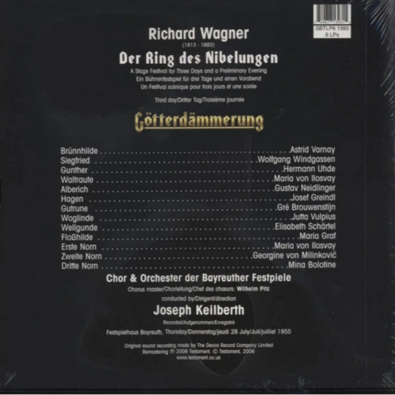 Wagner – Der Ring Des Nibelungen 1955