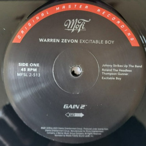 <tc>Warren Zevon - Excitable Boy (2LP, 45 tours)</tc>