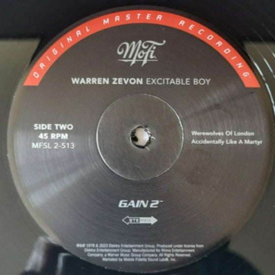 <tc>Warren Zevon - Excitable Boy (2LP, 45 tours)</tc>