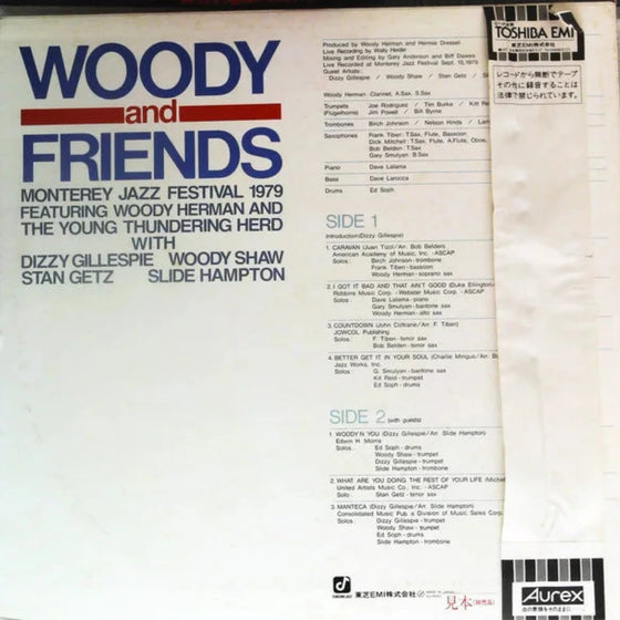 Woody Herman – Woody And Friends - RARITY - Audiophile