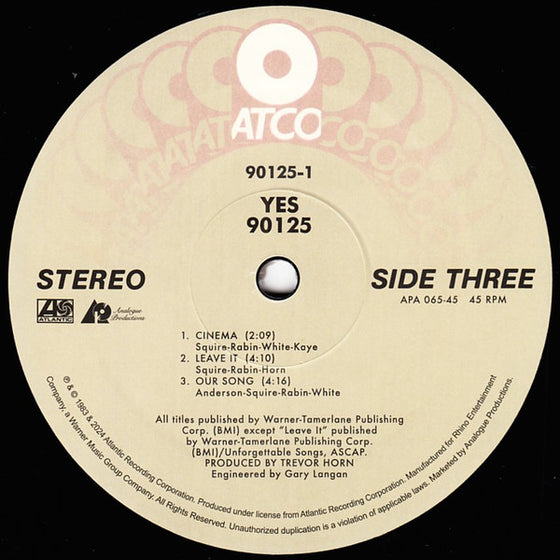 Yes - 90125 