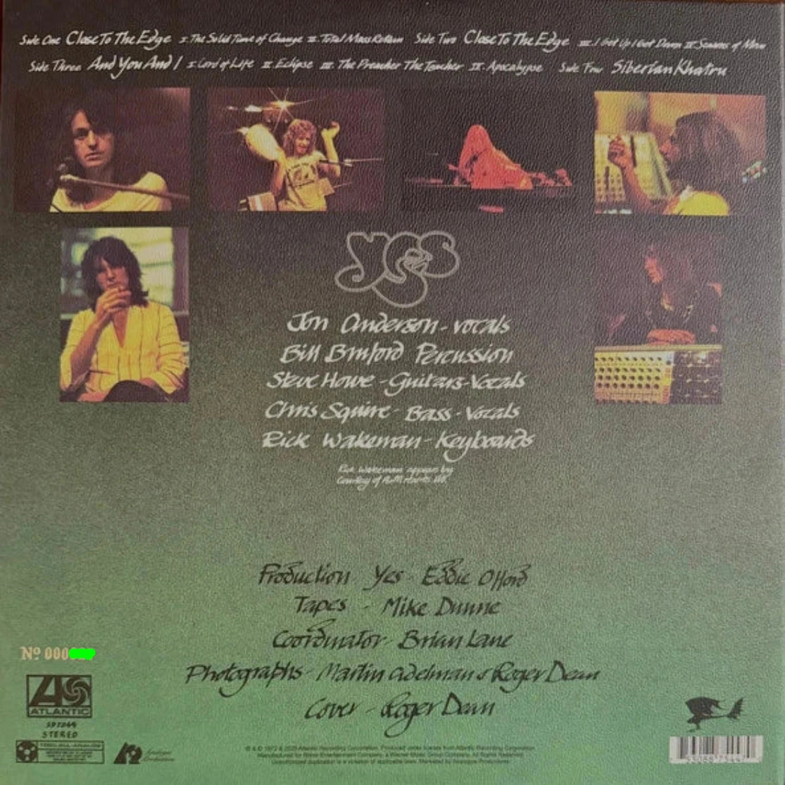 Yes – Close To The Edge (2LP, 45RPM) – AudioSoundMusic