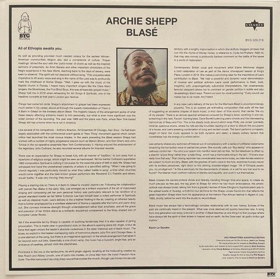 Archie Shepp – Blasé (White vinyl) - AudioSoundMusic
