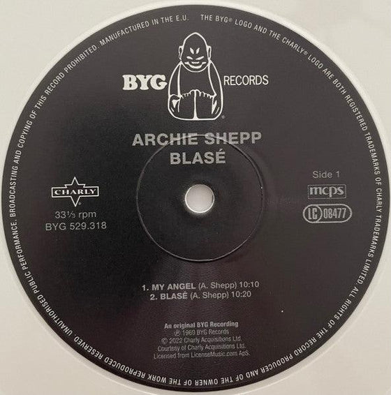 Archie Shepp – Blasé (White vinyl) - AudioSoundMusic