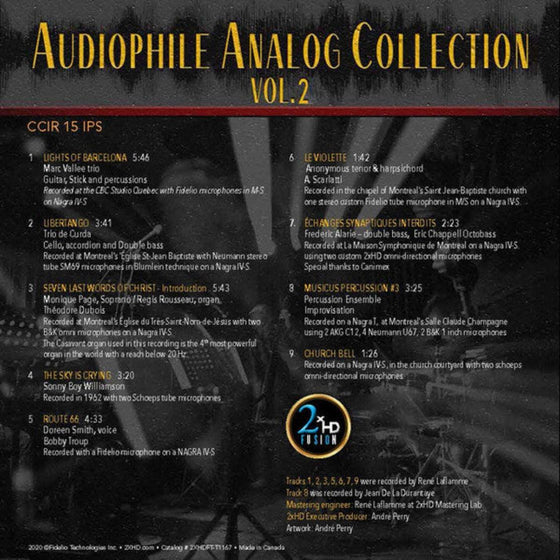 Audiophile Analog Collection Vol. 2 AUDIOPHILE