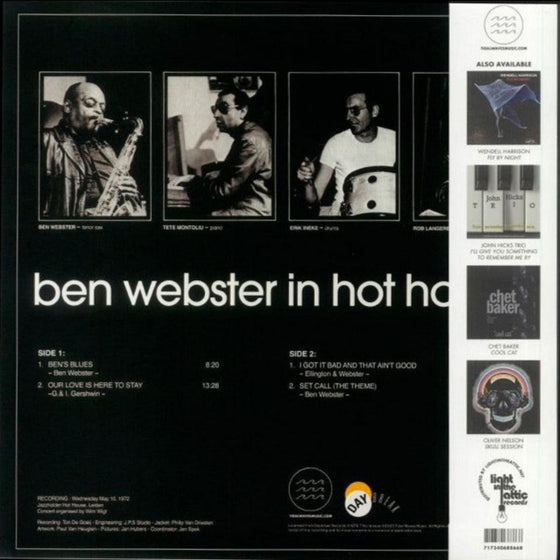 Ben Webster - In Hot House - AudioSoundMusic