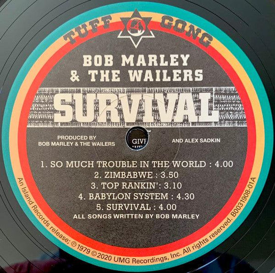 Bob Marley and The Wailers - Survival (Original Jamaican Version) - AudioSoundMusic