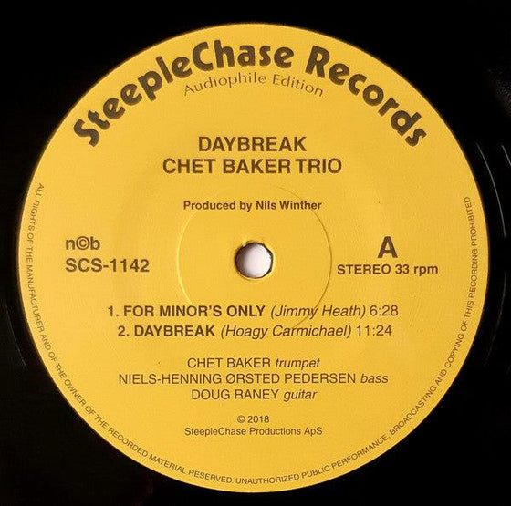 Chet Baker Trio - Daybreak - AudioSoundMusic