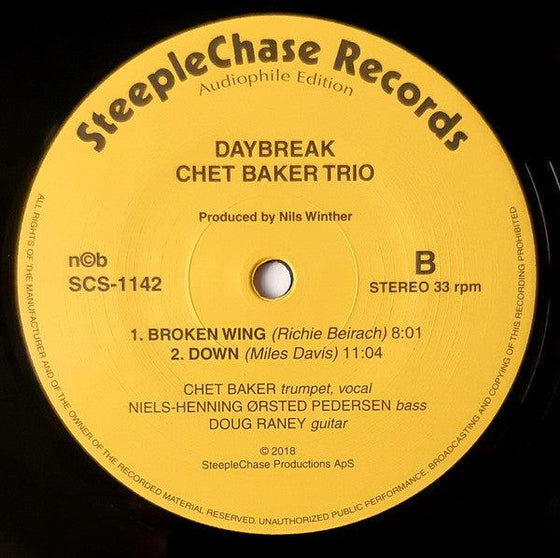 Chet Baker Trio - Daybreak - AudioSoundMusic