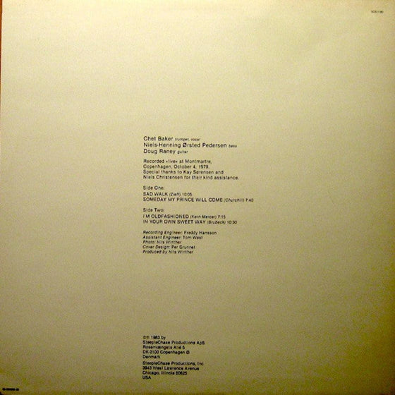 Chet Baker Trio - Someday My Prince Will Come - AudioSoundMusic