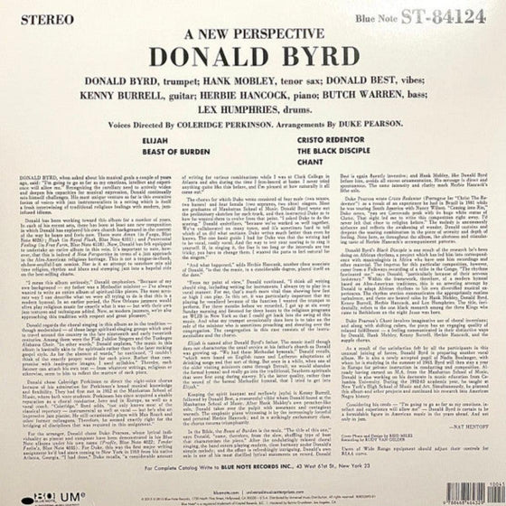 Donald Byrd - A New Perspective AUDIOPHILE