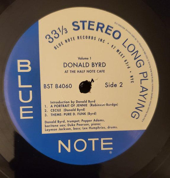 Donald Byrd - At The Half Note Cafe, Vol. 1 - AudioSoundMusic