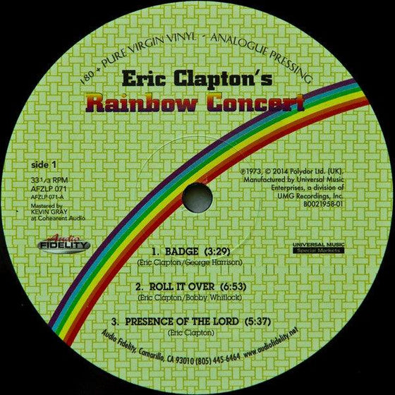 Eric Clapton - Rainbow Concert - AudioSoundMusic