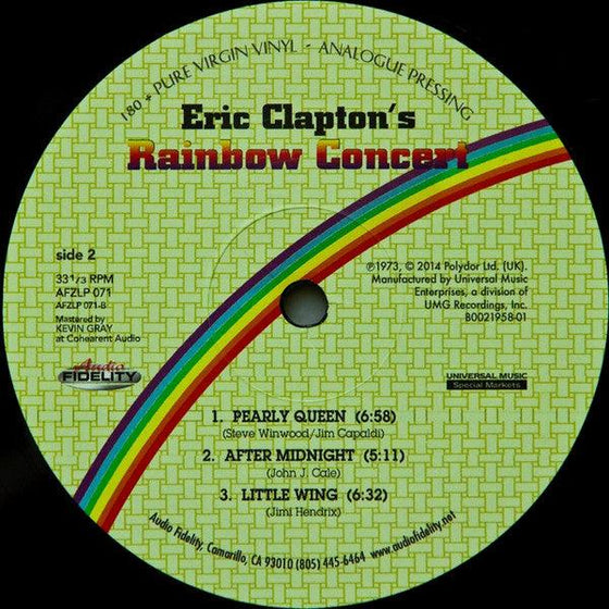 Eric Clapton - Rainbow Concert - AudioSoundMusic