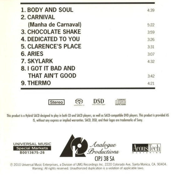 Freddie Hubbard – The Body & The Soul (Hybrid SACD)