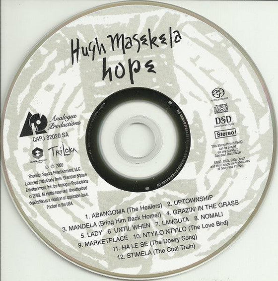 Hugh Masekela - Hope (Hybrid SACD) - AudioSoundMusic