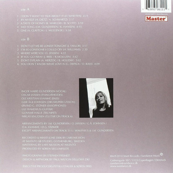 Inger Marie Gundersen – By Myself - AudioSoundMusic