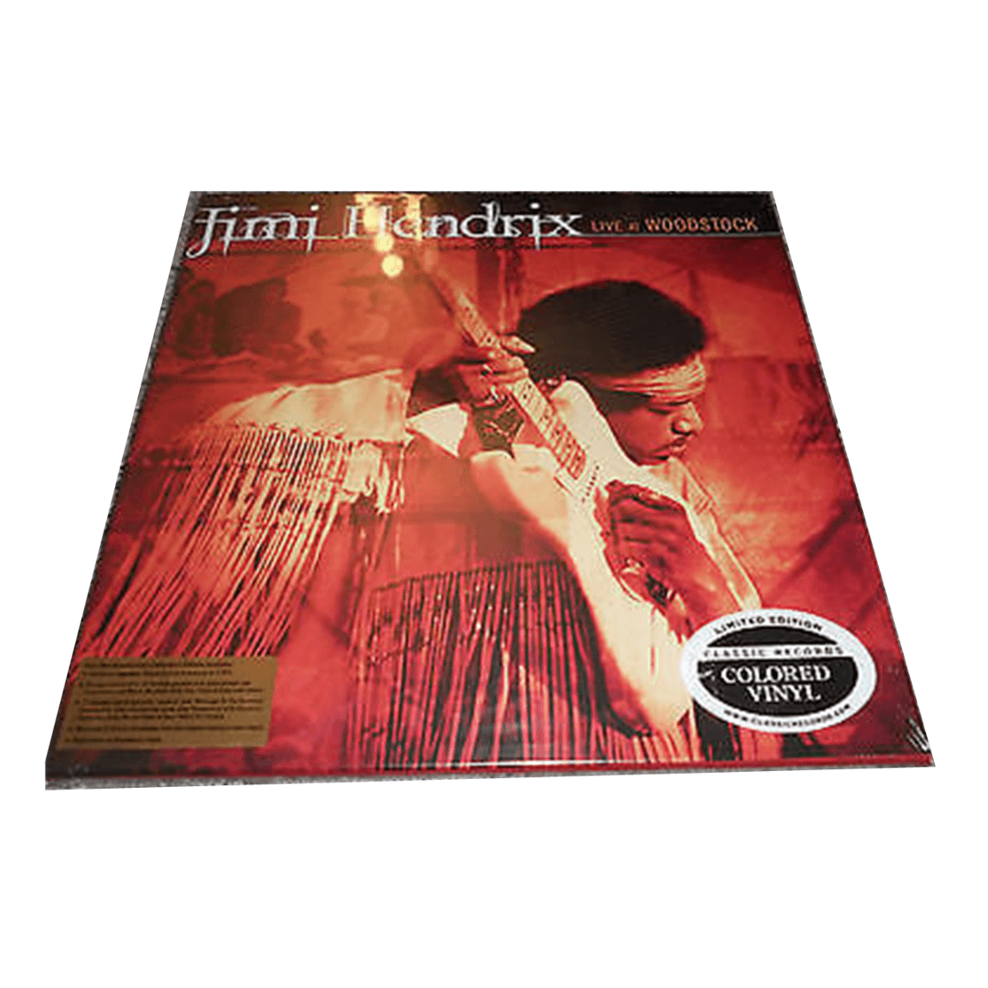 Jimi Hendrix – Live At Woodstock (3 translucent orange 33RPM