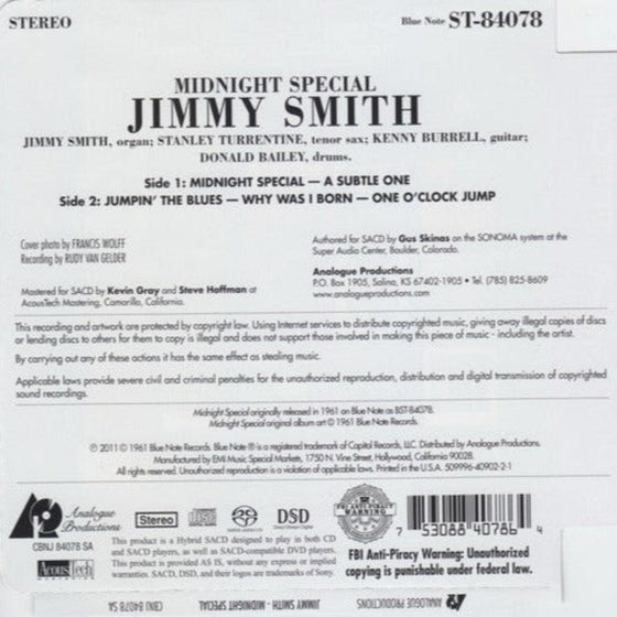 Jimmy Smith – Midnight Special 