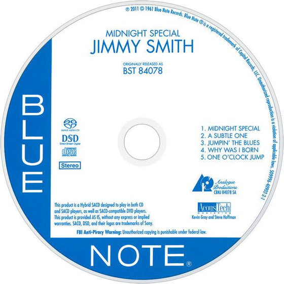 Jimmy Smith – Midnight Special 
