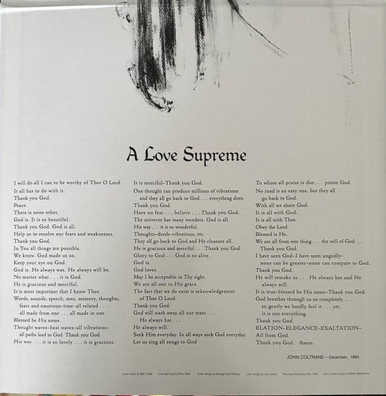 John Coltrane - A Love Supreme (2LP, Box set, UHQR, 45 RPM, 200g, Clear vinyl) - AudioSoundMusic