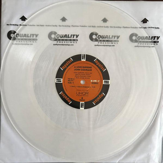 John Coltrane - A Love Supreme (2LP, Box set, UHQR, 45 RPM, 200g, Clear vinyl) - AudioSoundMusic