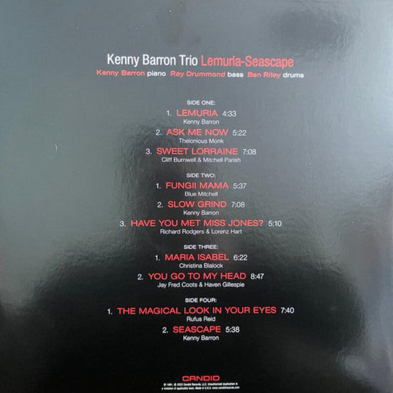 Kenny Barron - Lemuria-Seascape (2LP) - AudioSoundMusic