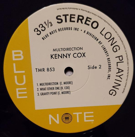 Kenny Cox and The Contemporary Jazz Quintet - Multidirection - AudioSoundMusic