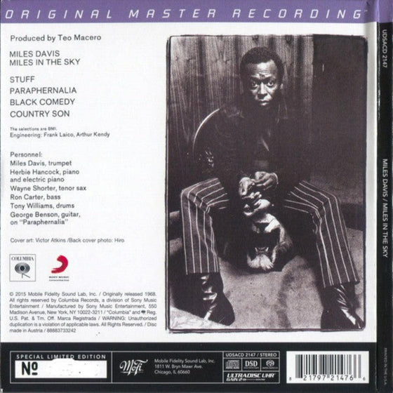 Miles Davis - Miles in the Sky (Hybrid SACD, Ultradisc UHR) - AudioSoundMusic