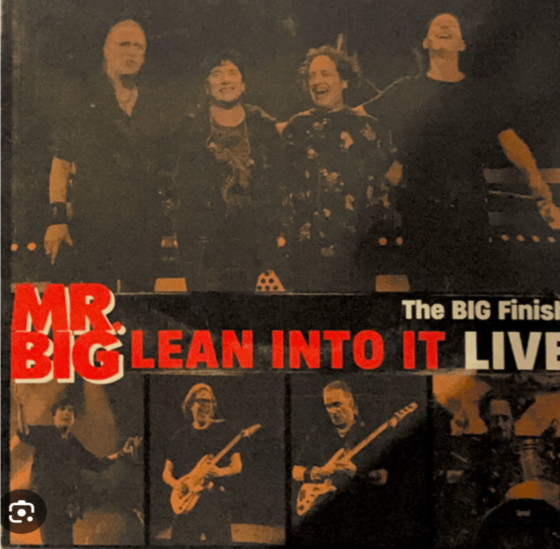 Mr. Big – The Big Finish - Lean Into it Live (Black and Red