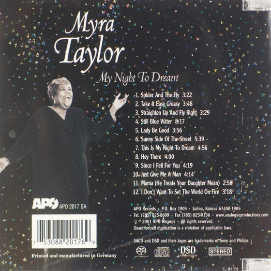 Myra Taylor – My Night to Dream (Hybrid SACD) - AudioSoundMusic
