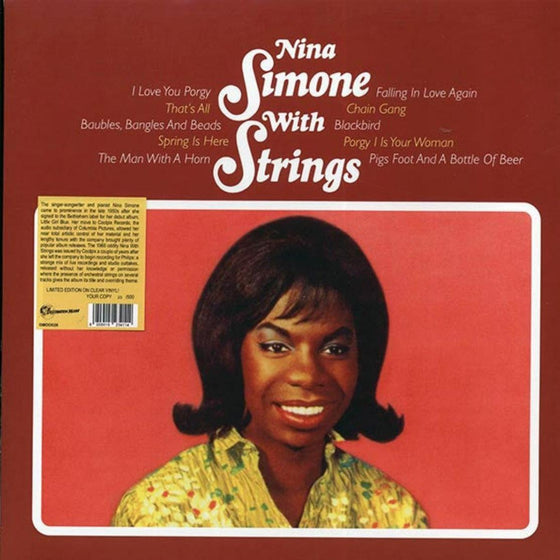 Nina Simone - Nina Simone with Strings (Clear vinyl) - AudioSoundMusic