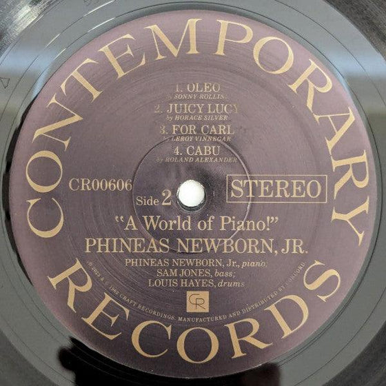 Phineas Newborn Jr. - A World Of Piano! - AudioSoundMusic