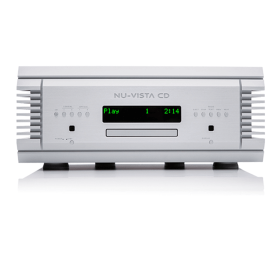 Pre-owned CD Player - MUSICAL FIDELITY NU VISTA