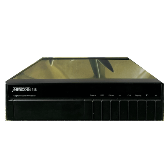 Pre-owned Digital Upsampler & Clock anti jitter - Meridian 518 - Audiophile Equipment