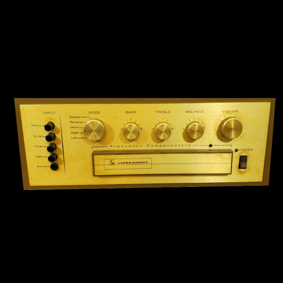 Pre-owned Integrated Amplifier CH LABORATORIES CC-50S & Wood Cabinet - Audiophile Equipment