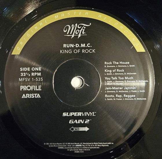 Run DMC - King Of Rock (SuperVinyl) - AudioSoundMusic