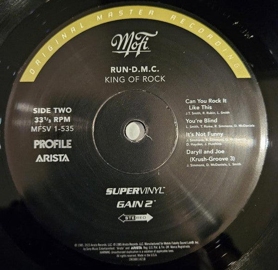 Run DMC - King Of Rock (SuperVinyl) - AudioSoundMusic
