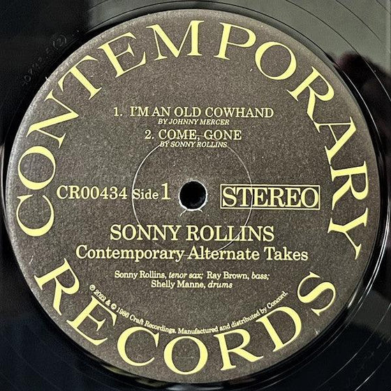 Sonny Rollins – Go West!: The Contemporary Records Albums (3LP, Box set) - AudioSoundMusic