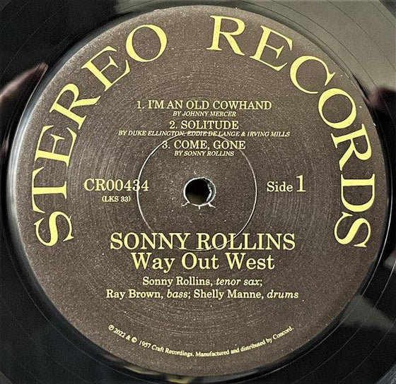 Sonny Rollins – Go West!: The Contemporary Records Albums (3LP, Box set) - AudioSoundMusic