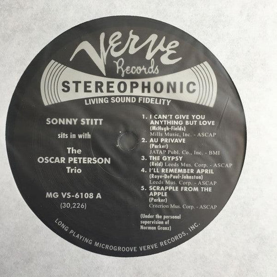 Sonny Stitt With The Oscar Peterson Trio